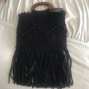 Danielle Nicole Macrame Handbag